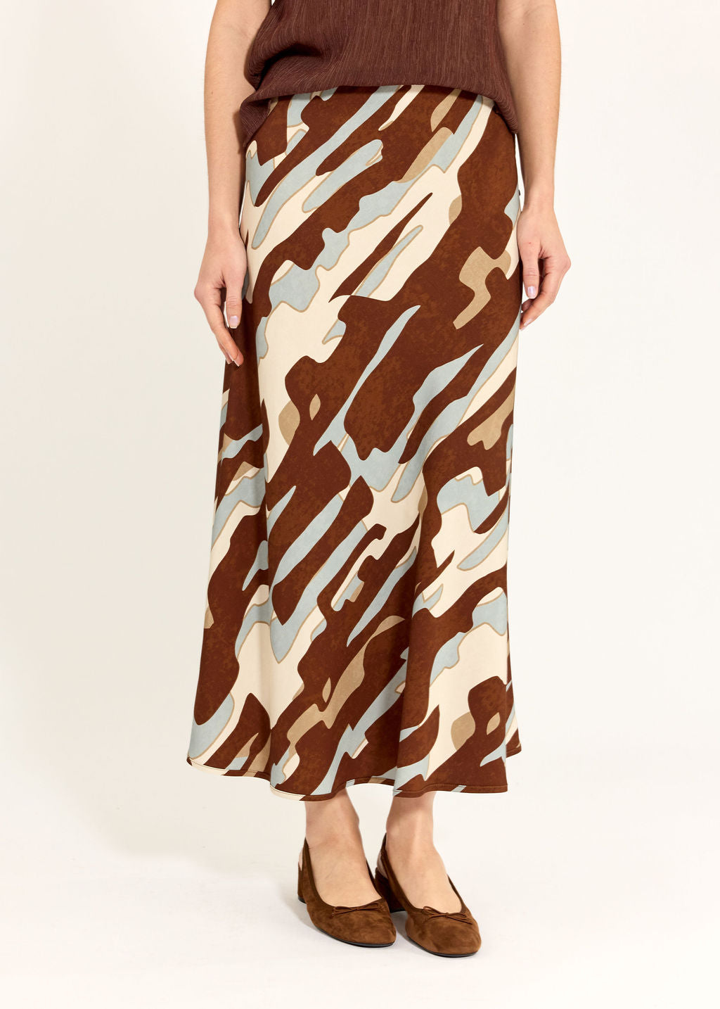 JUPE IMPRIMÉE ELOA ICE BLUE