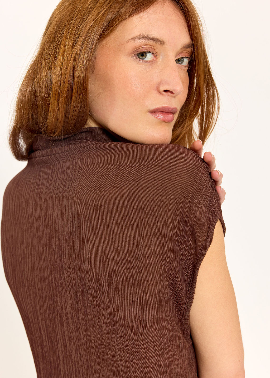 TOP STRIÉ SANS MANCHES HANOI CAFE