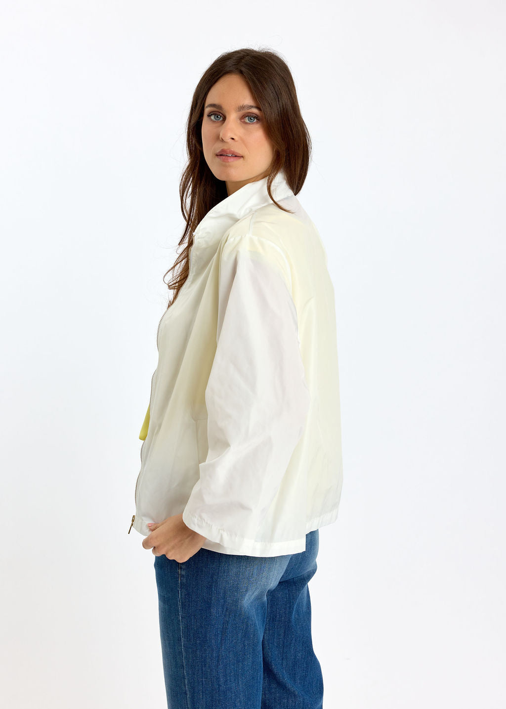 IMPER COURT EN NYLON ERICA BLANC
