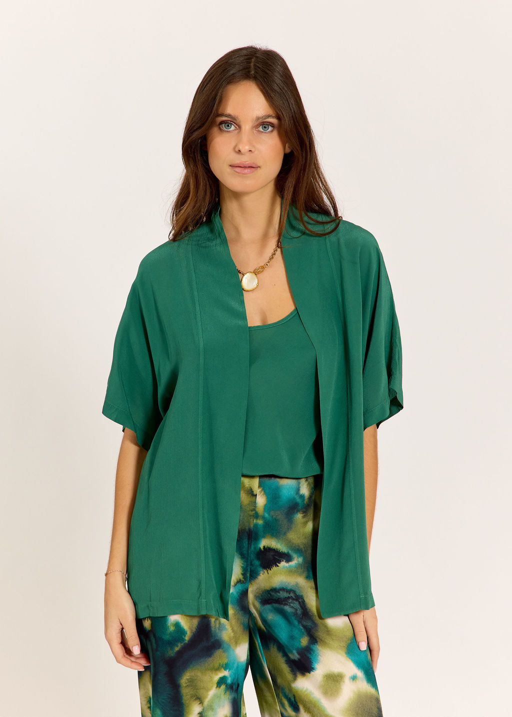 SET DE 2 PIÈCES EN VISCOSE CRÊPE LOVA MINT