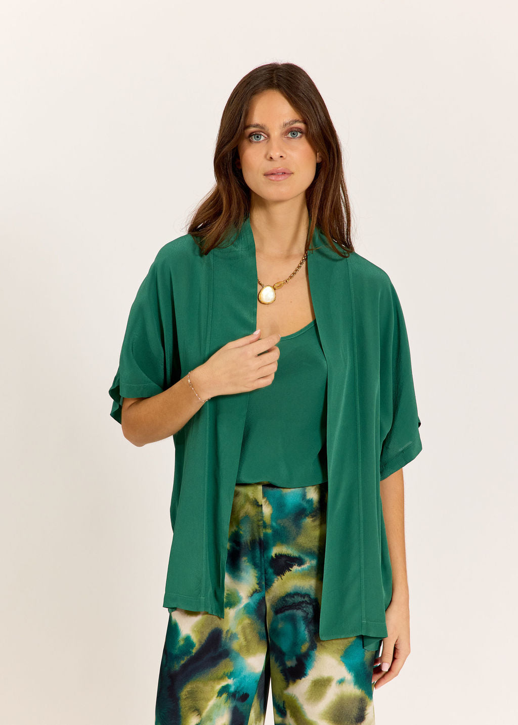 SET DE 2 PIÈCES EN VISCOSE CRÊPE LOVA MINT