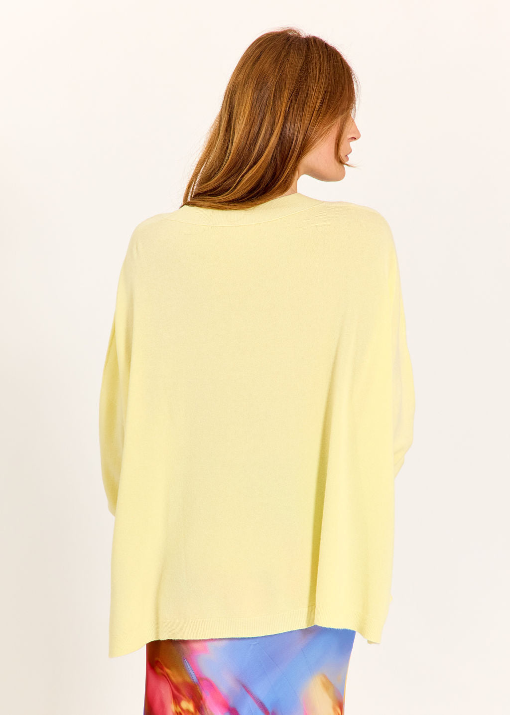 PULL PONCHO LOUISA LEMON
