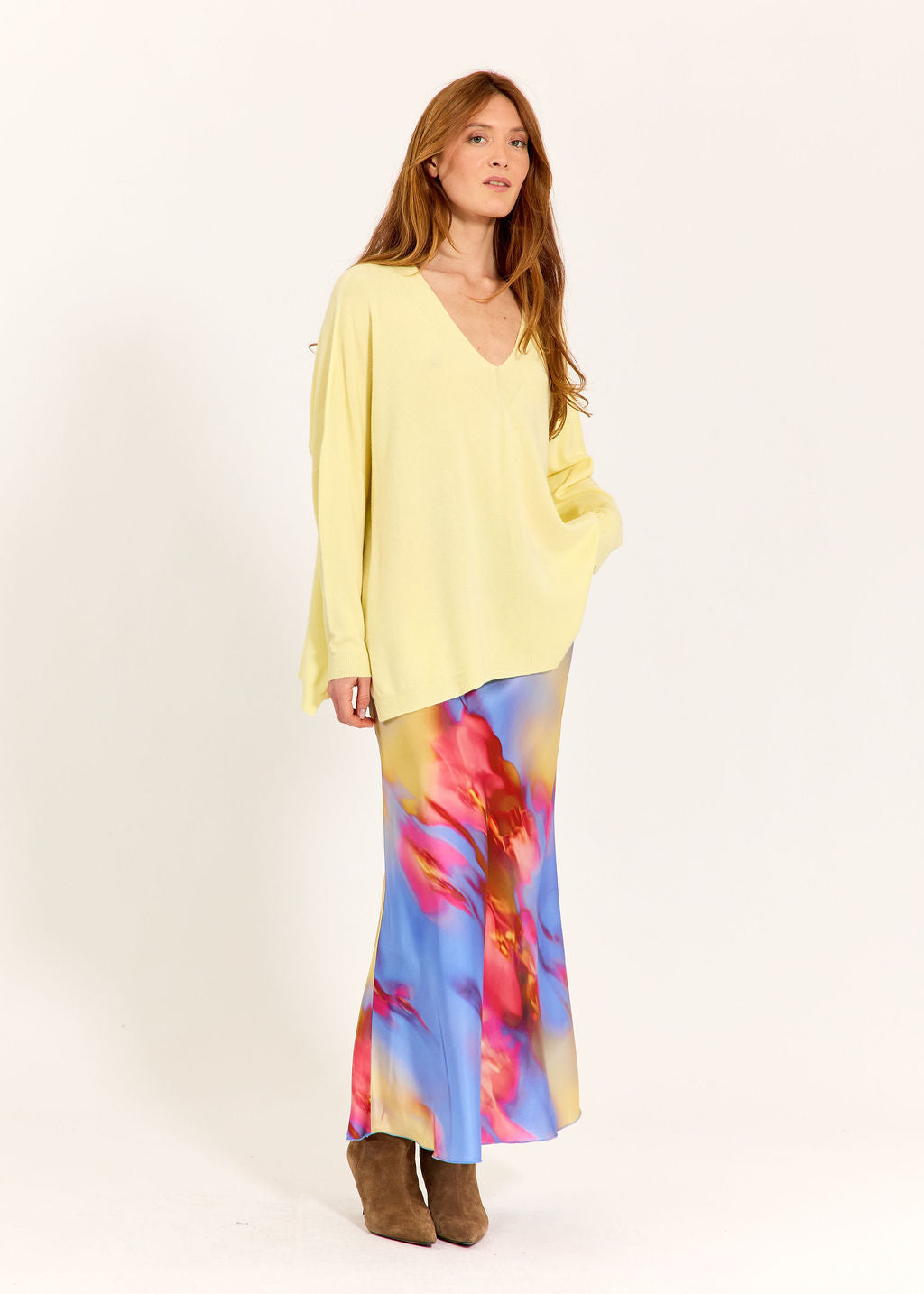 PULL PONCHO LOUISA LEMON