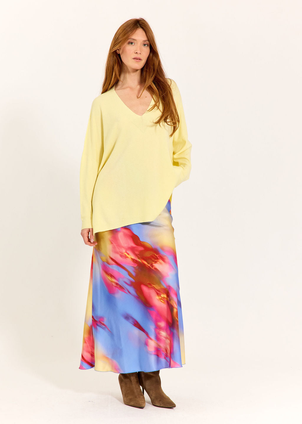 PULL PONCHO LOUISA LEMON