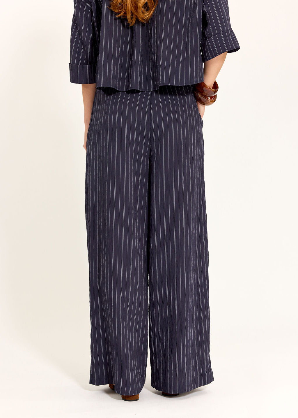 PANTALON FLUIDE DELIA NAVY