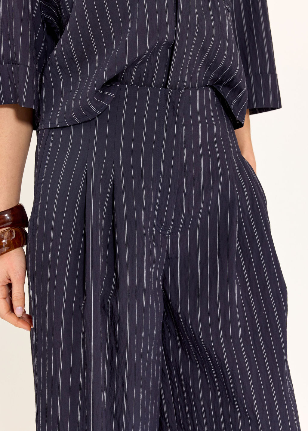 PANTALON FLUIDE DELIA NAVY