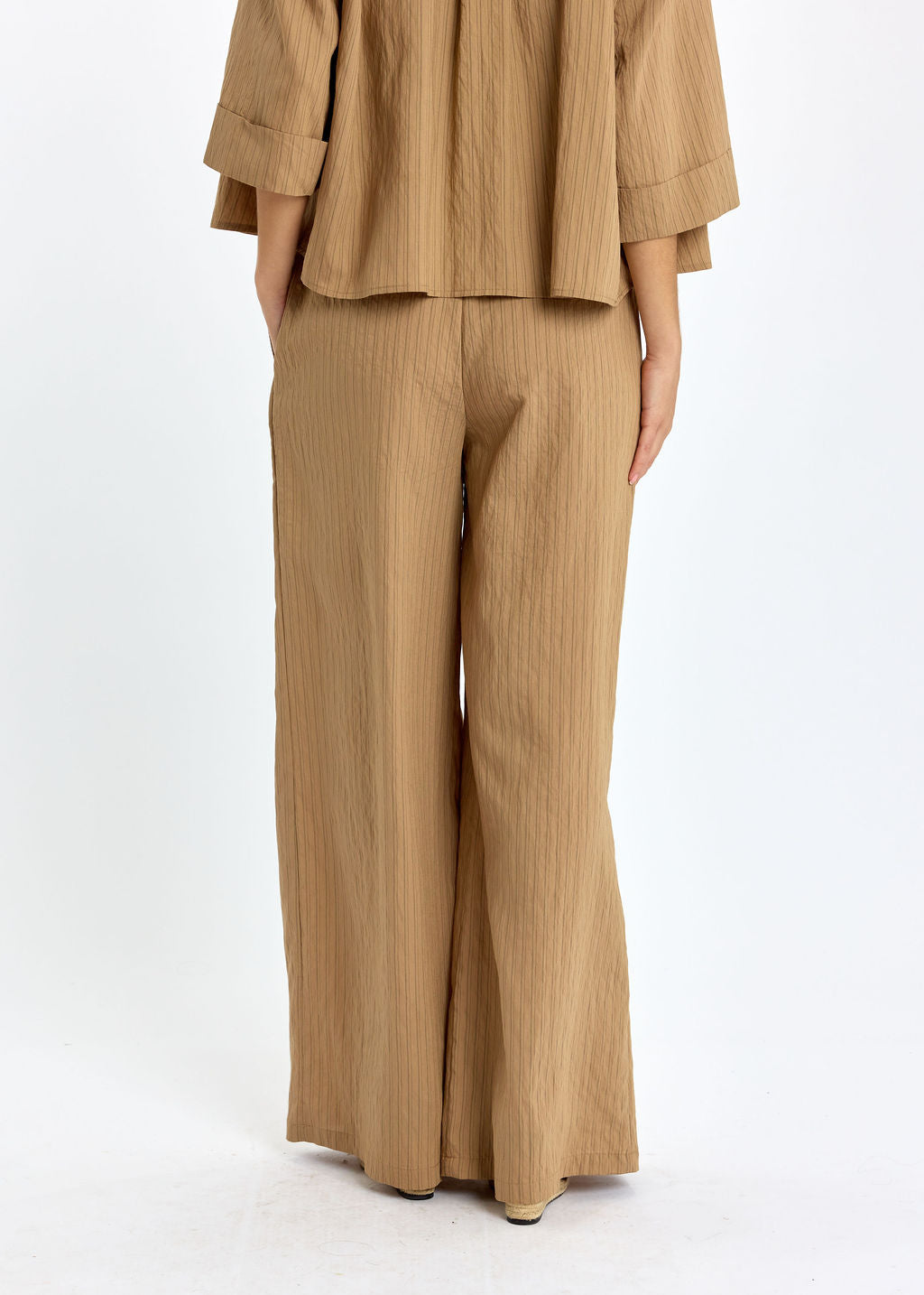 PANTALON FLUIDE DELIA SABLE