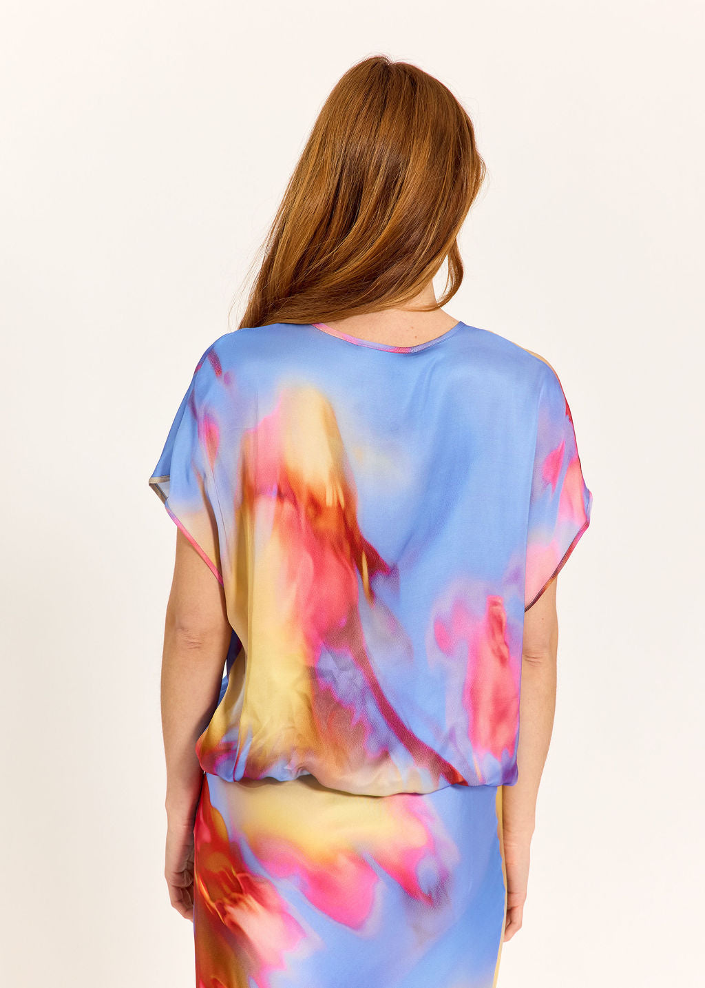 TOP COURT IMPRIMÉ MARA NAXOS