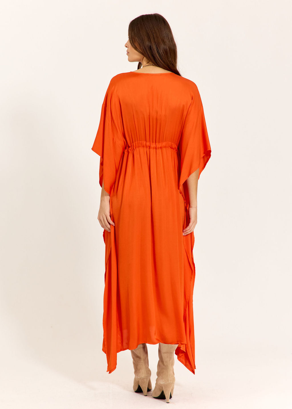 ROBE STYLE CAFTAN PORTOFINO MANDARINE