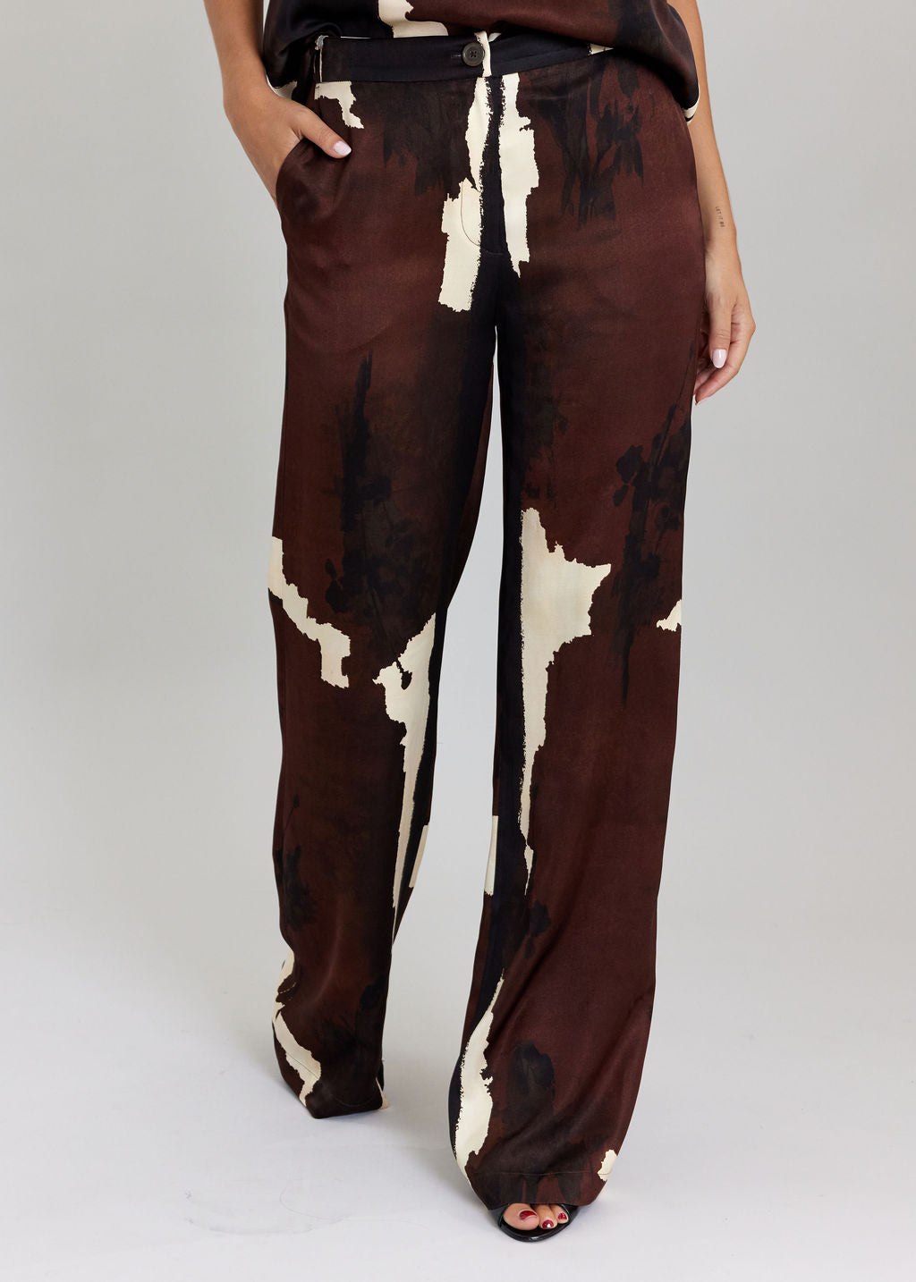 PANTALON IMPRIMÉ REVI COFFEE