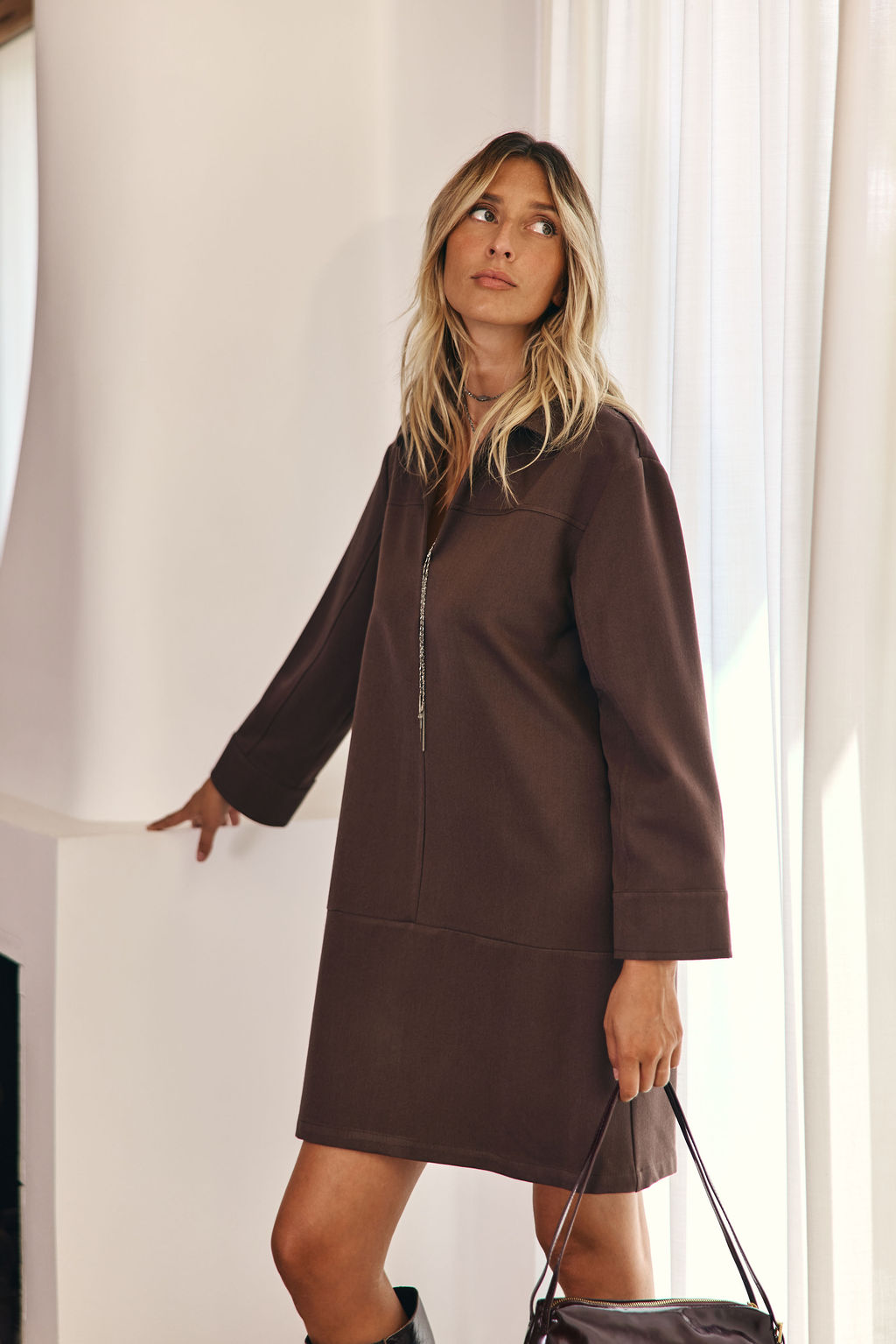 LA ROBE URBAINE TORI ESPRESSO