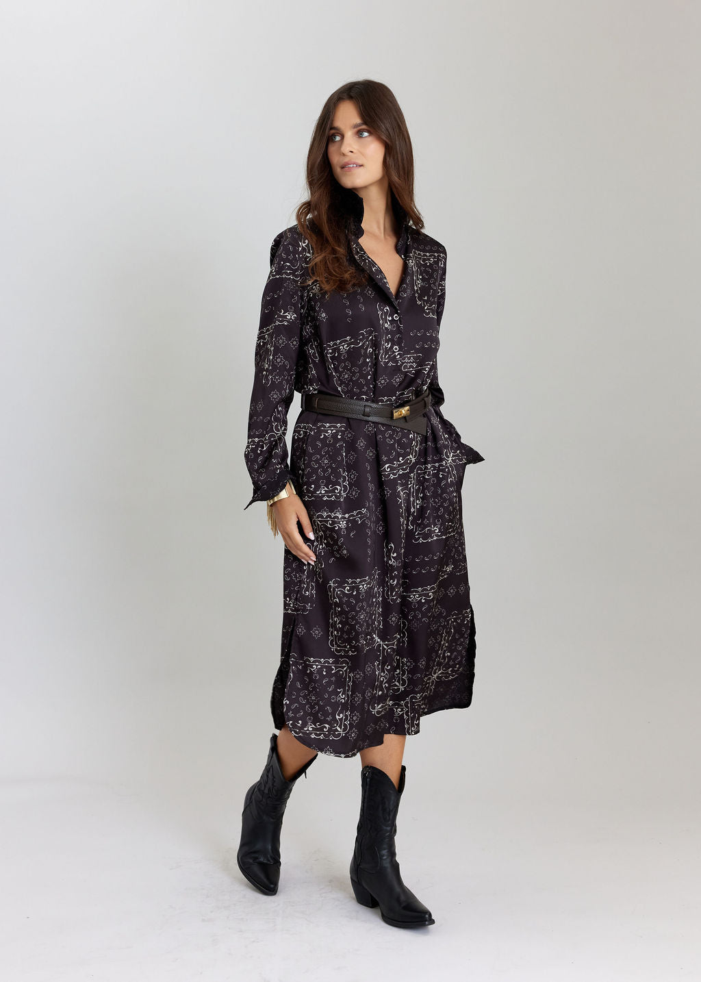 ROBE IMPRIMÉE CHARLIZE CAFE