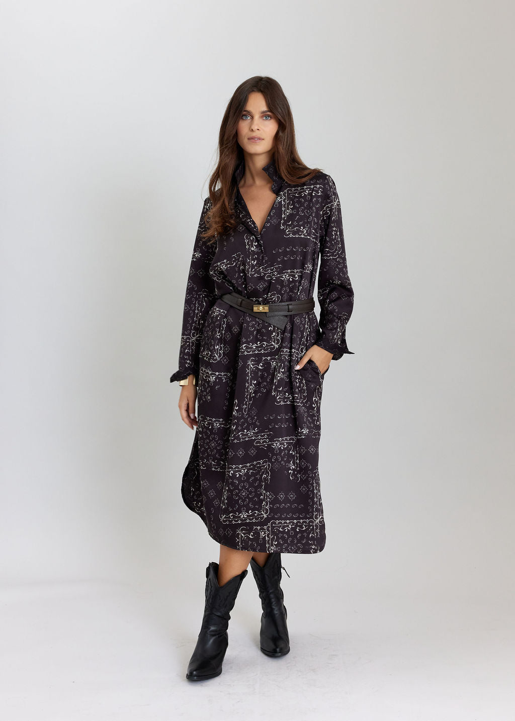 ROBE IMPRIMÉE CHARLIZE CAFE