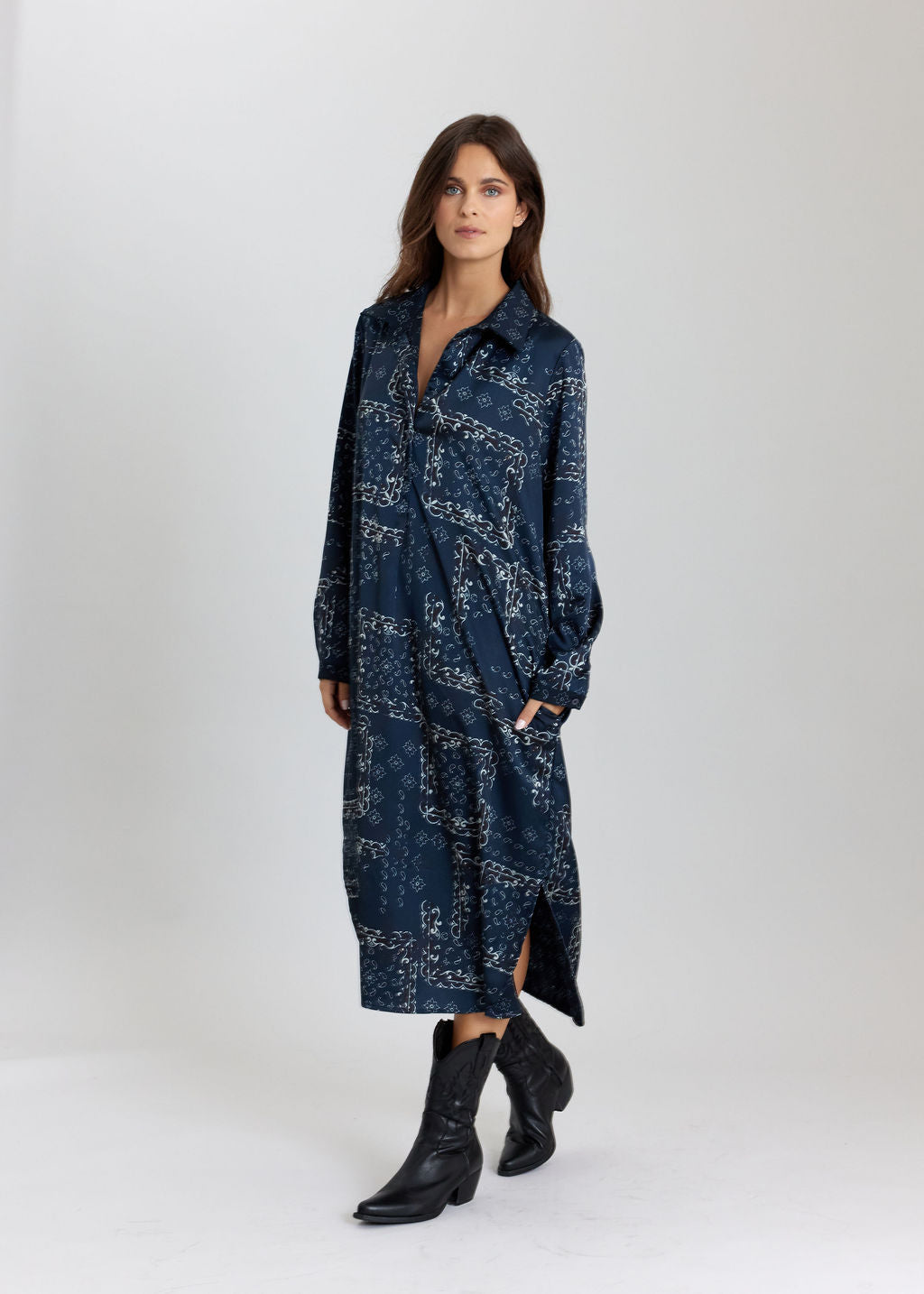 ROBE IMPRIMÉE CHARLIZE NUIT