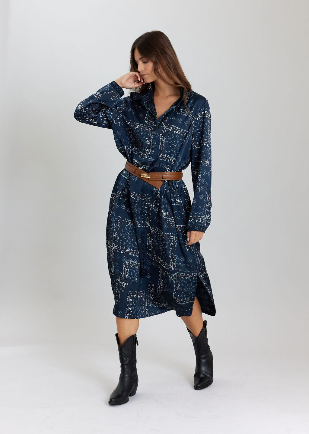 ROBE IMPRIMÉE CHARLIZE NUIT