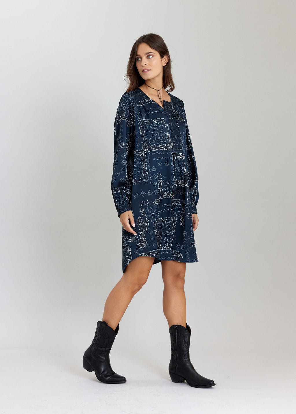 ROBE TUNIQUE IMPRIMÉE CRISTEL NUIT