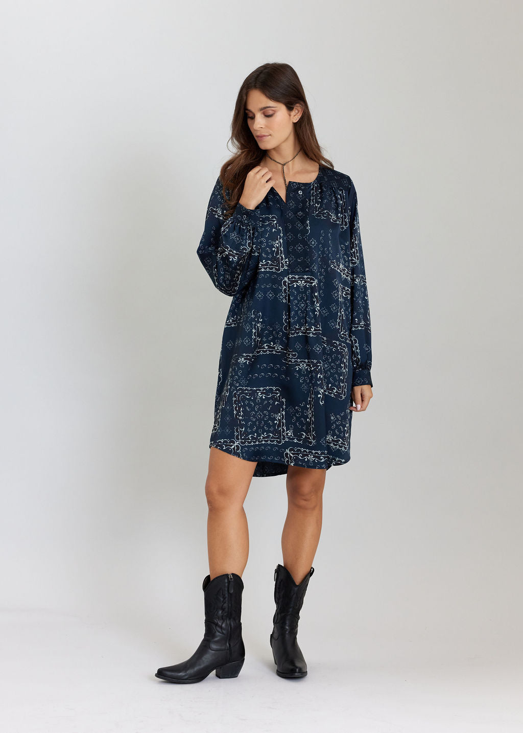 ROBE TUNIQUE IMPRIMÉE CRISTEL NUIT