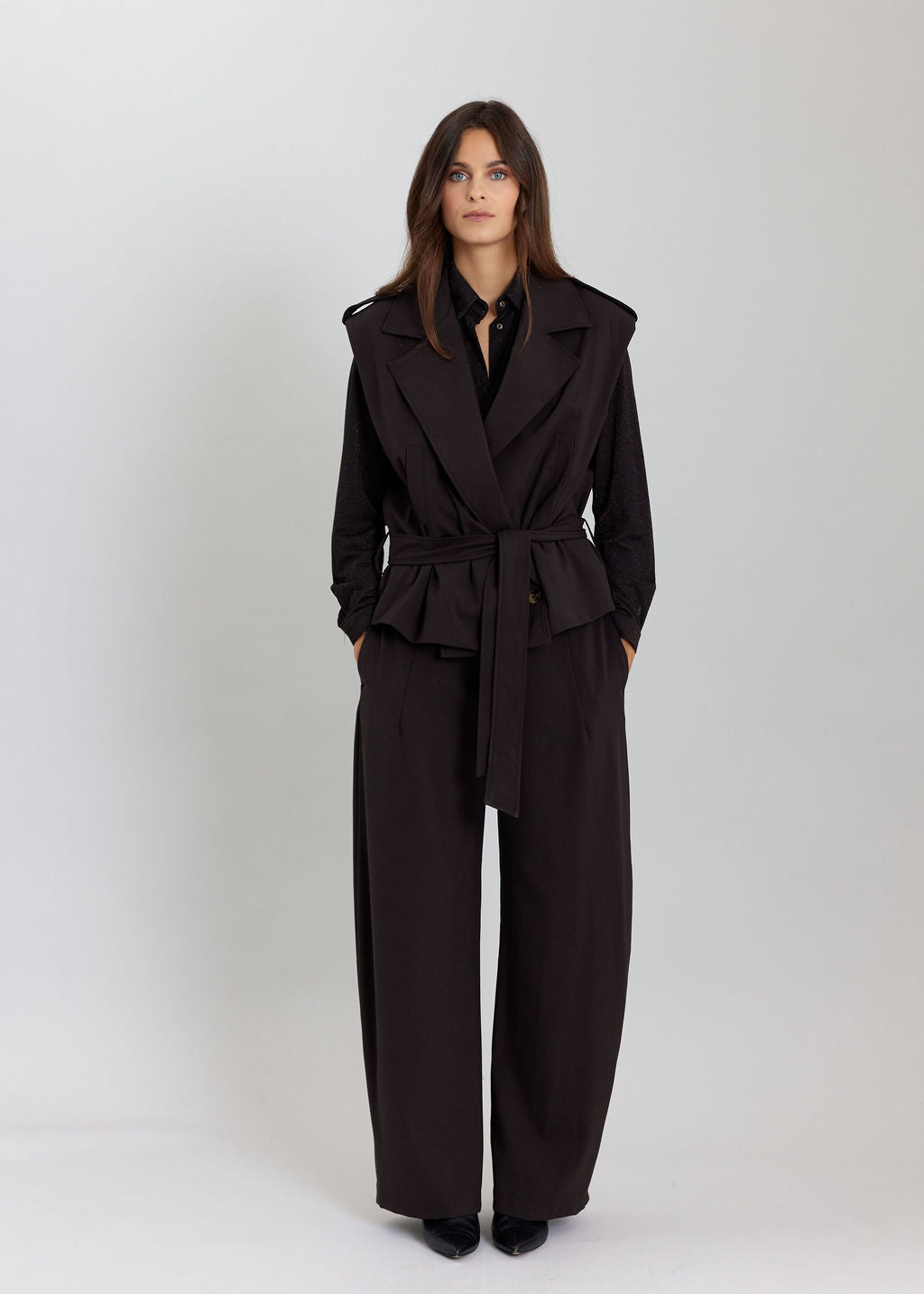 PANTALON LONG À LA COUPE SOUPLE LISY CAFE