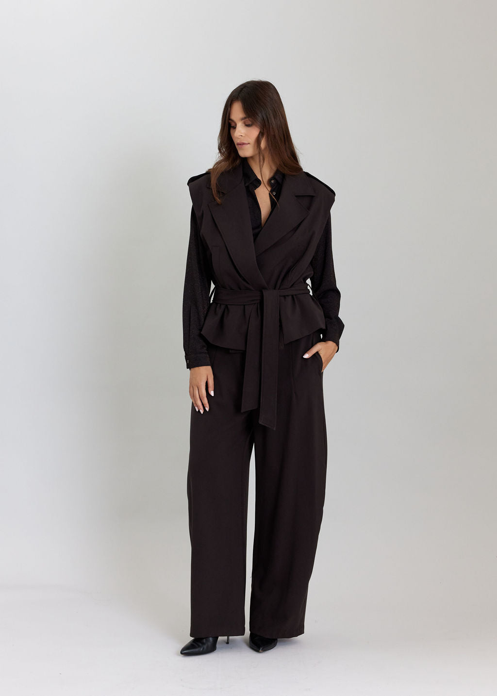PANTALON LONG À LA COUPE SOUPLE LISY CAFE