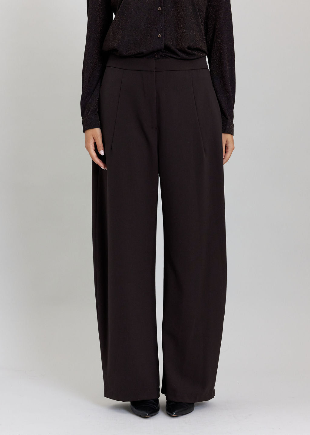 PANTALON LONG À LA COUPE SOUPLE LISY CAFE