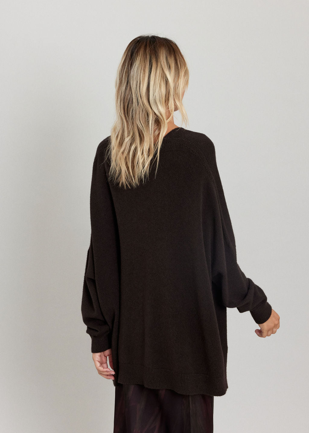 PULL PONCHO LOUISE ESPRESSO