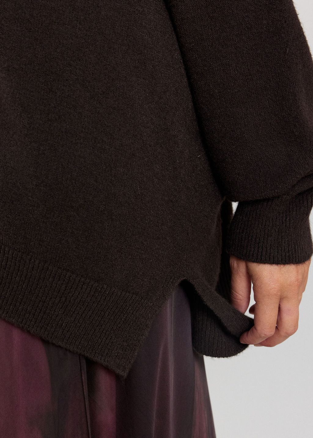 PULL PONCHO LOUISE ESPRESSO