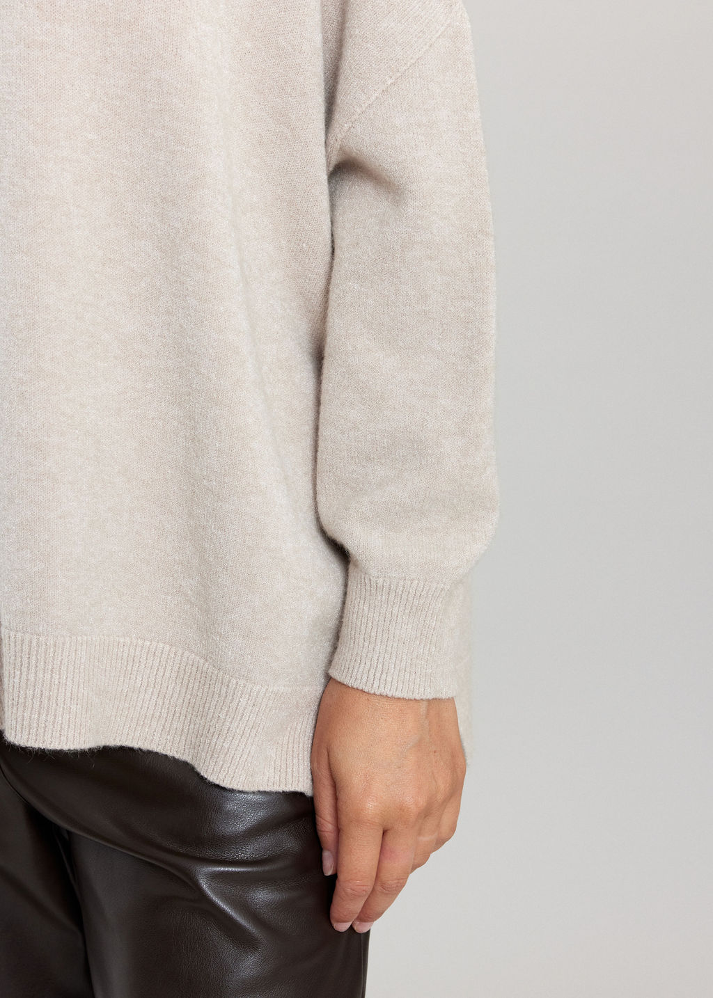 PULL PONCHO LOUISE SABLE