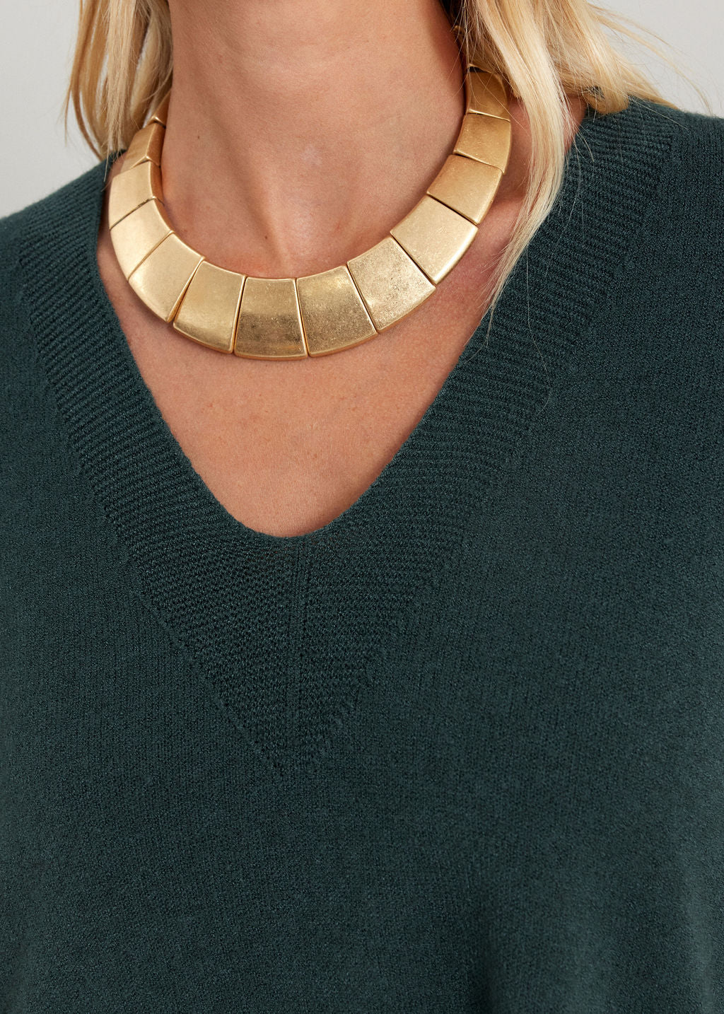 LOUISE PONCHO SWEATER GREEN