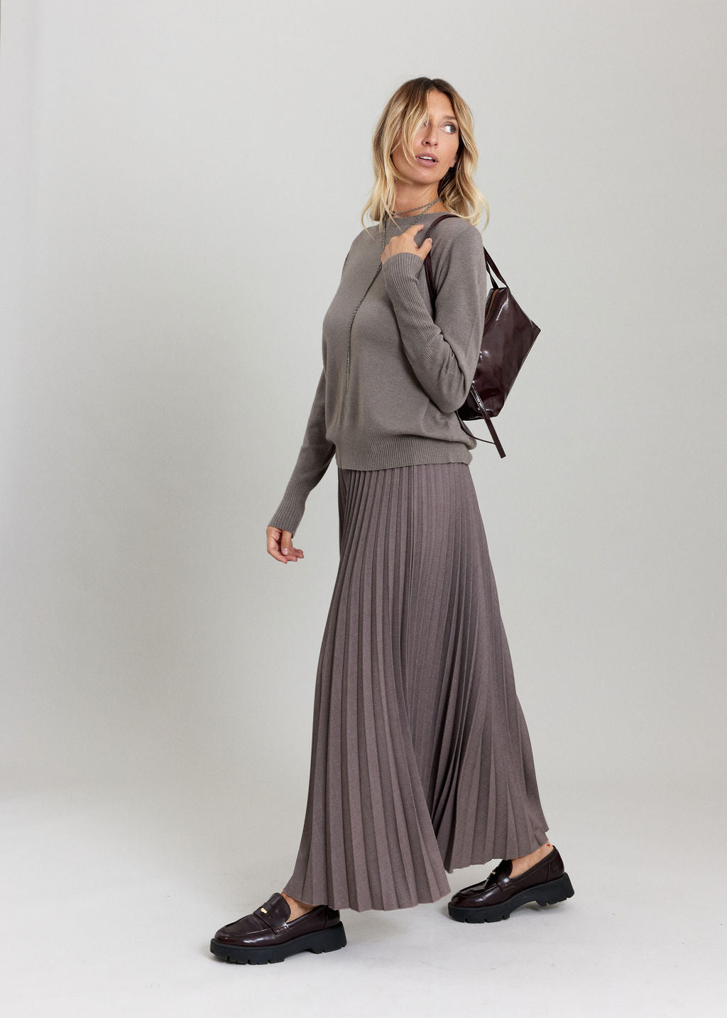LE PULL ESSENTIEL MILIA TAUPE
