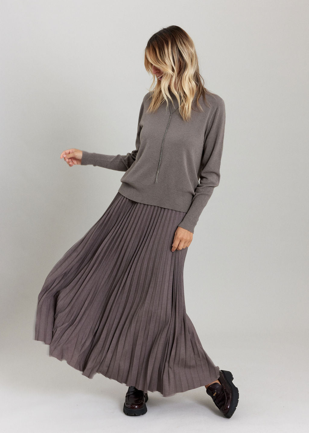 LE PULL ESSENTIEL MILIA TAUPE