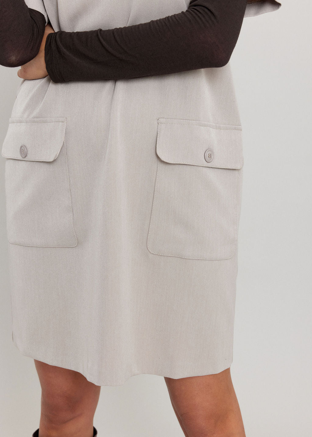ROBE TUNIQUE À POCHES RIVA FICELLE