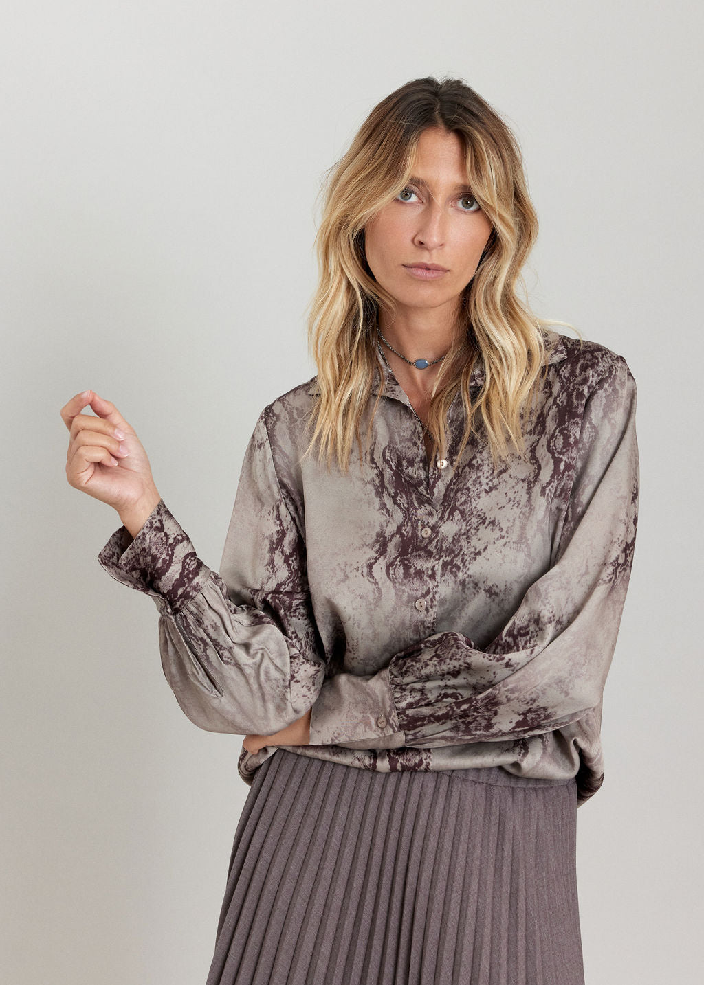 CHEMISE IMPRIMÉE REPTILE SNAKE