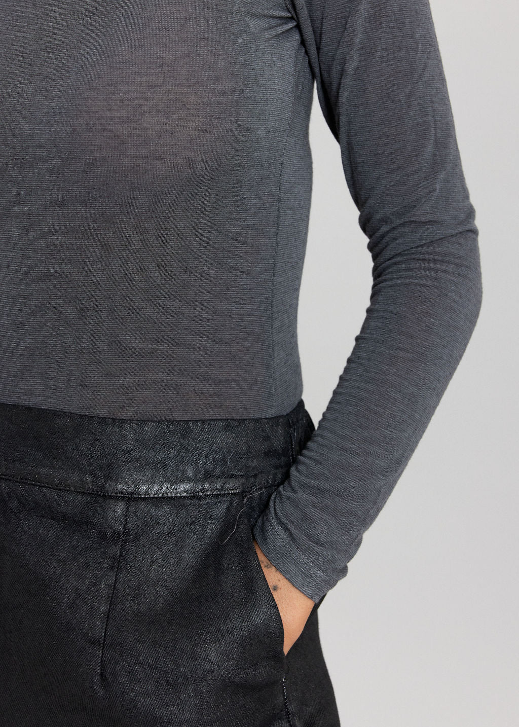 SELIA TURTLENECK SWEATER ANTHRACITE