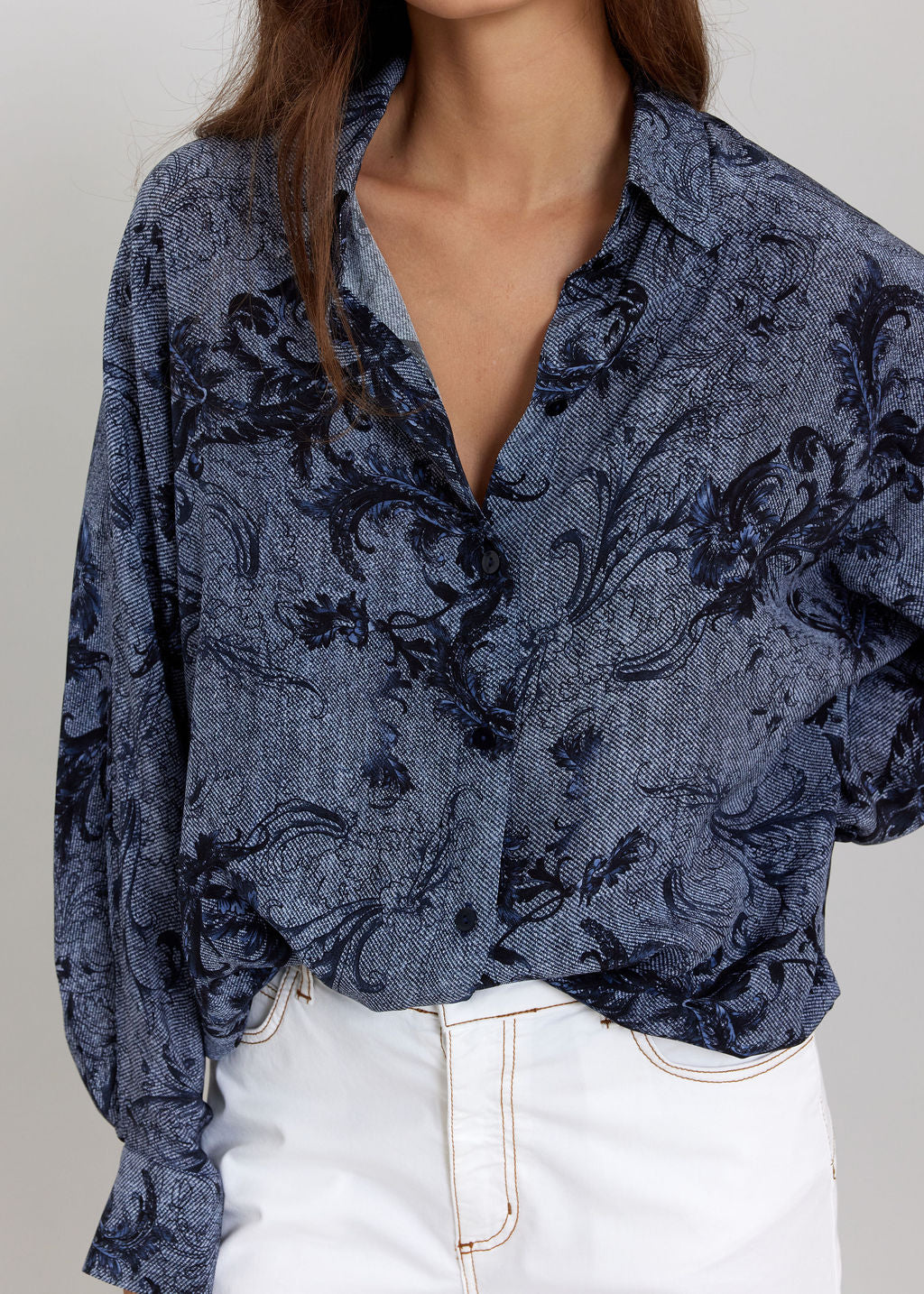 CHEMISE LÉGÈRE IMPRIMÉE LOVES MARINE