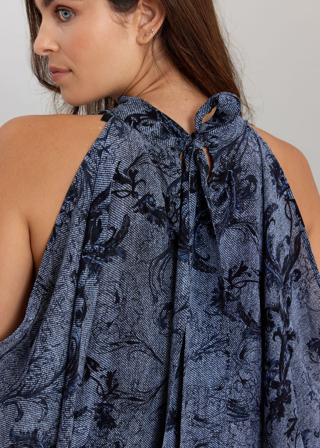 Denim Print Tunic Stef