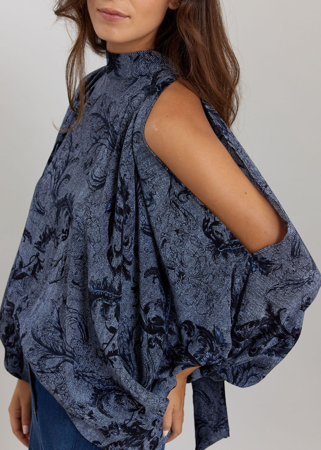 Denim Print Tunic Stef