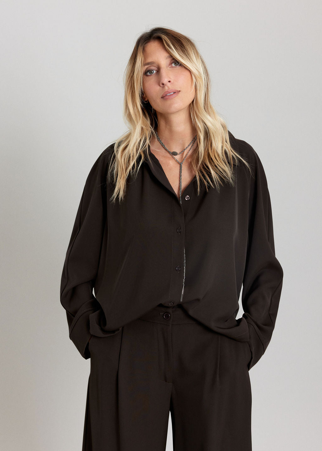 LA VESTE COURTE ADELYNE ESPRESSO