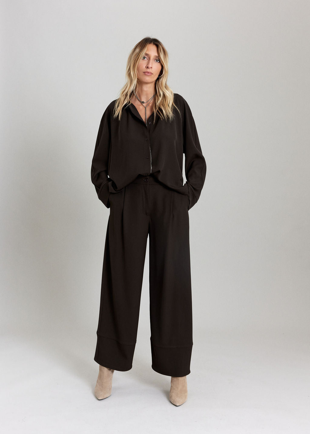 LE PANTALON TECHNIQUE BRENDA ESPRESSO