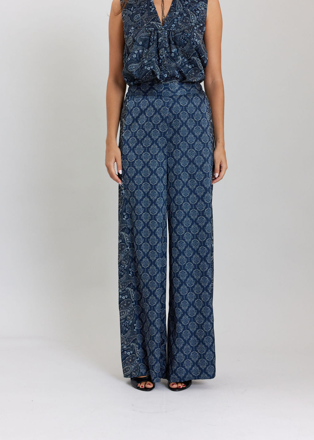 PANTALON BI-IMPRIMÉ LOVER BLUE