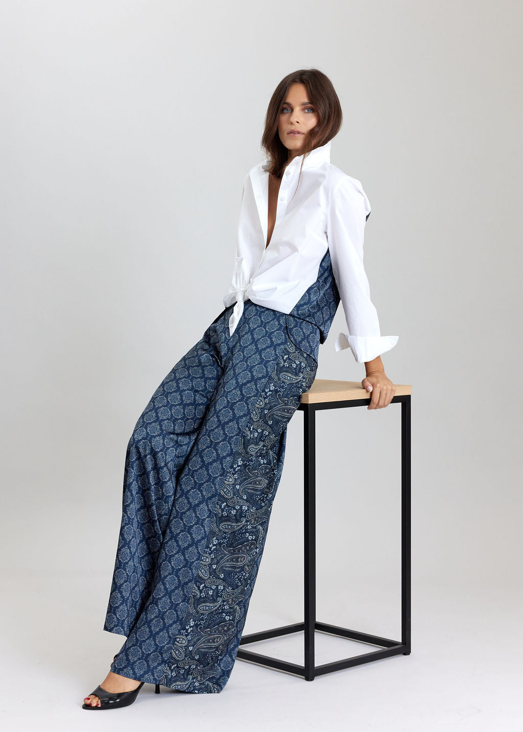 PANTALON BI-IMPRIMÉ LOVER BLUE