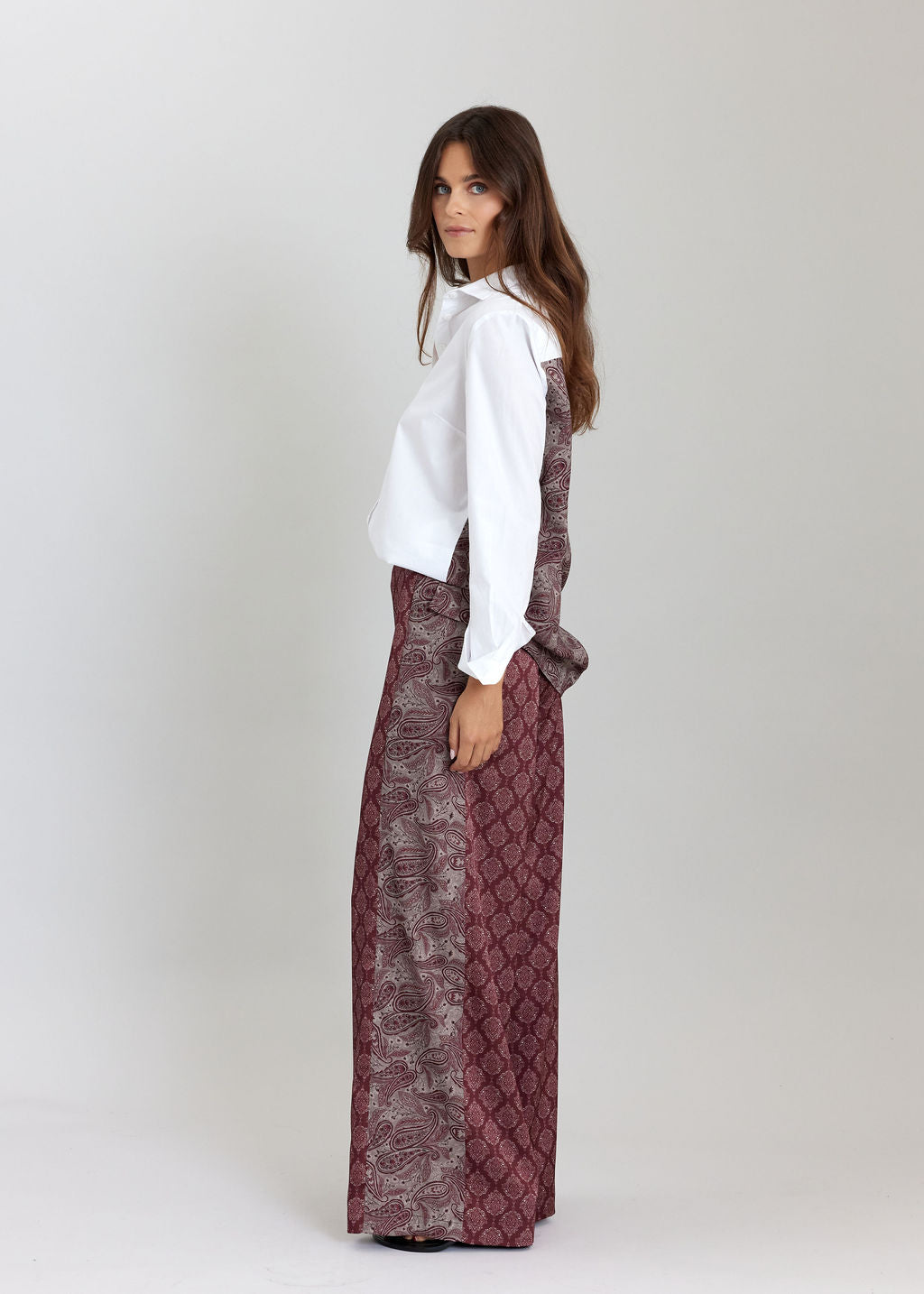 PANTALON BI-IMPRIMÉ LOVER CERISE