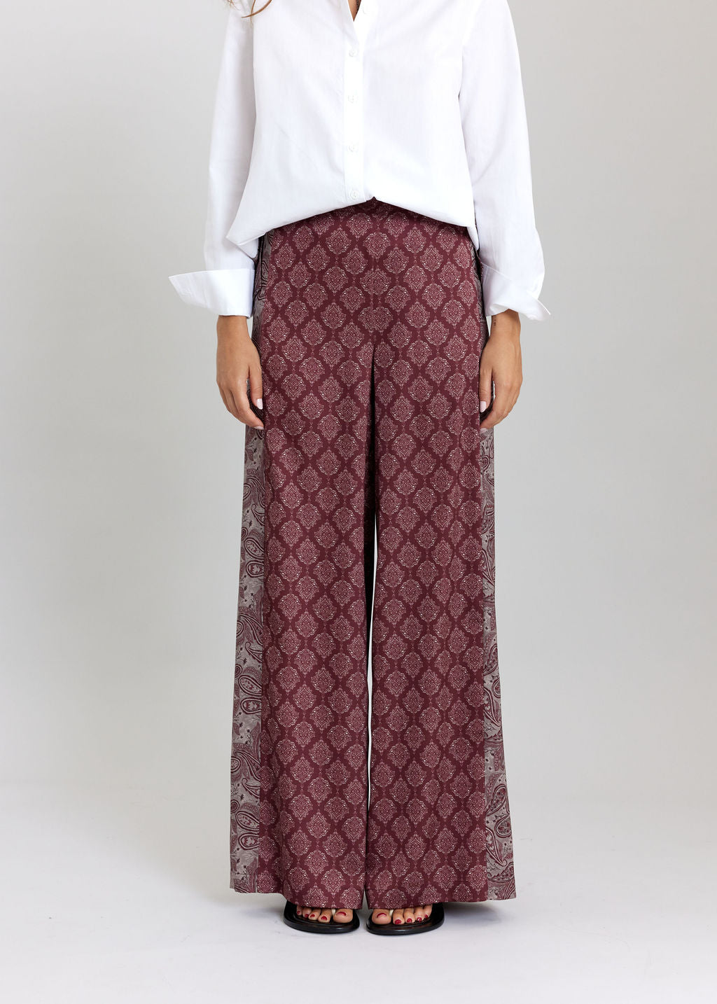 PANTALON BI-IMPRIMÉ LOVER CERISE