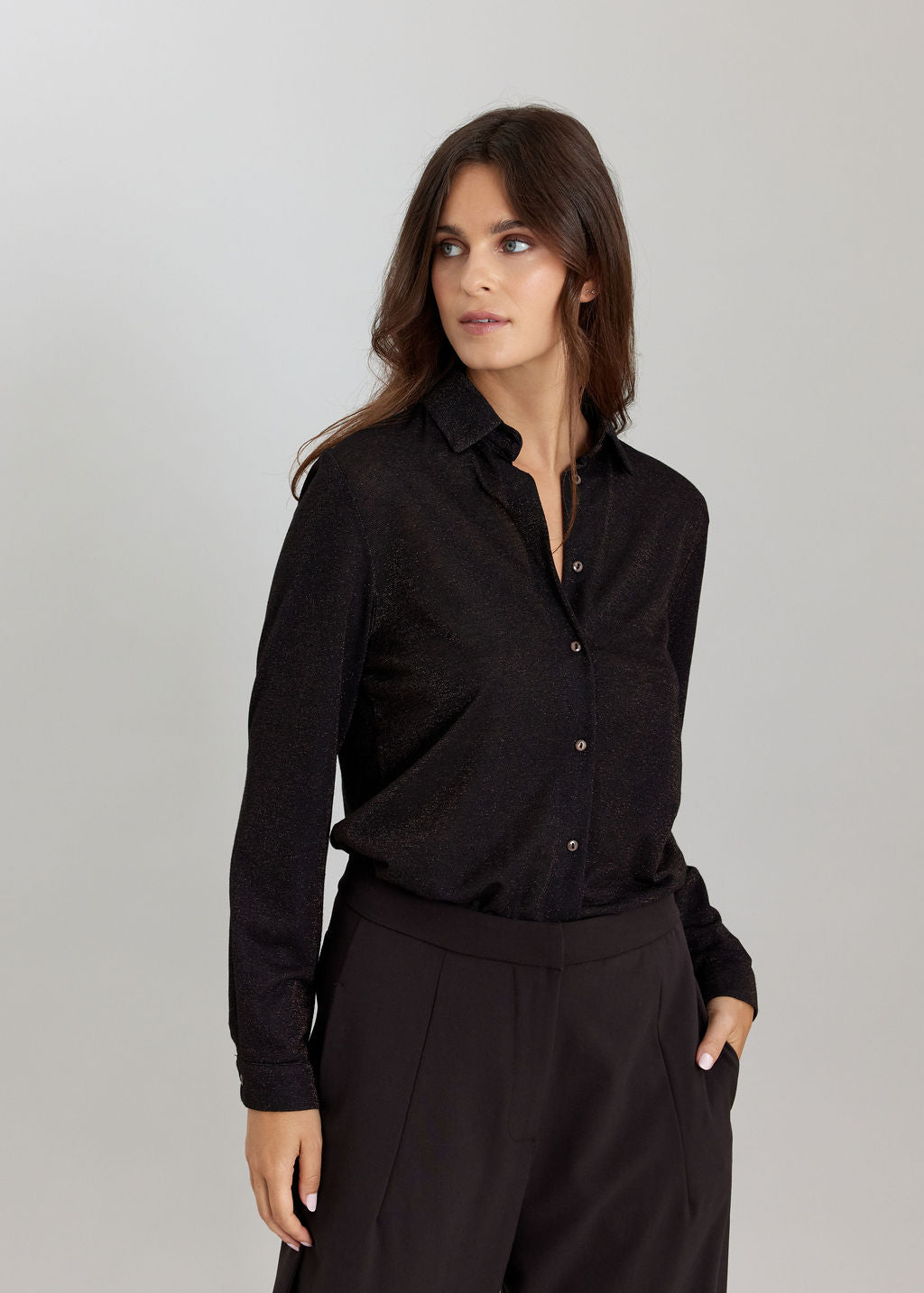 CHEMISE EN MAILLE IRISÉE LYN CAFE