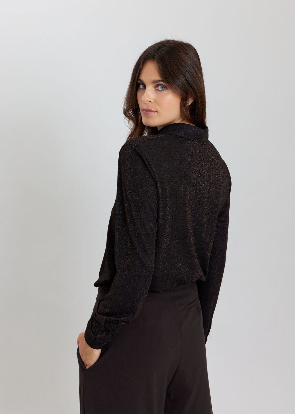 CHEMISE EN MAILLE IRISÉE LYN CAFE