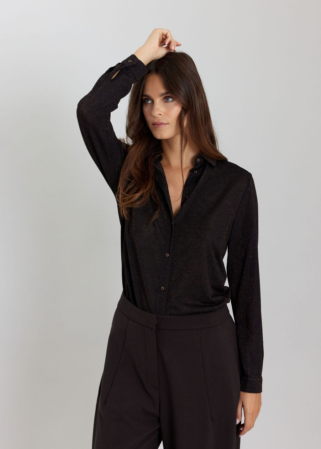 CHEMISE EN MAILLE IRISÉE LYN CAFE