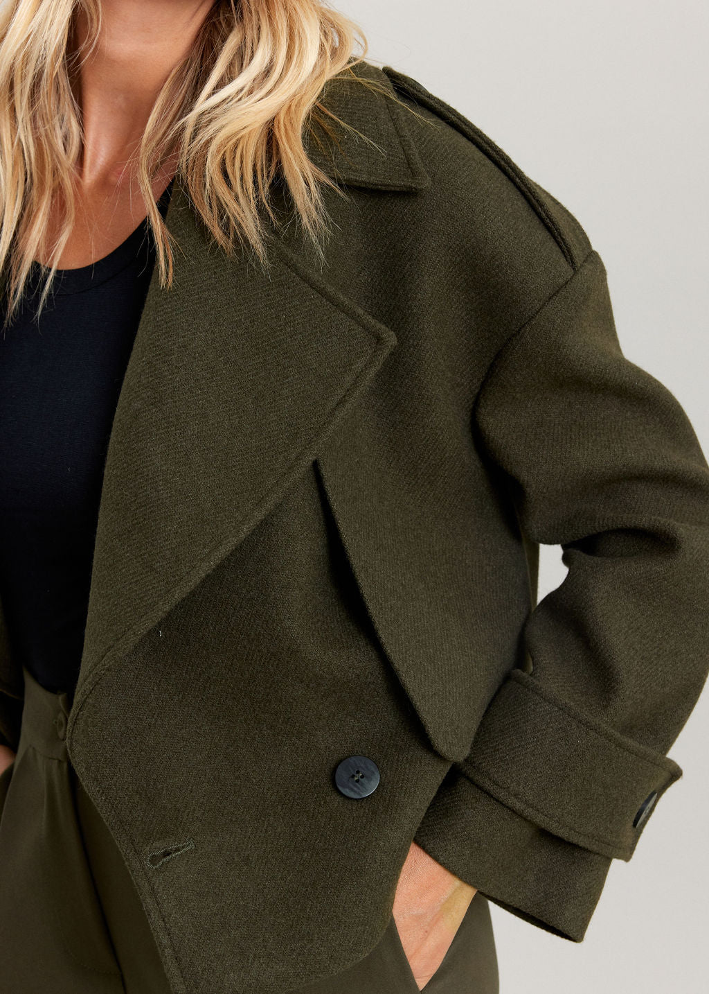 VESTE COURTE ESPRIT CABAN STELLA BRONZE