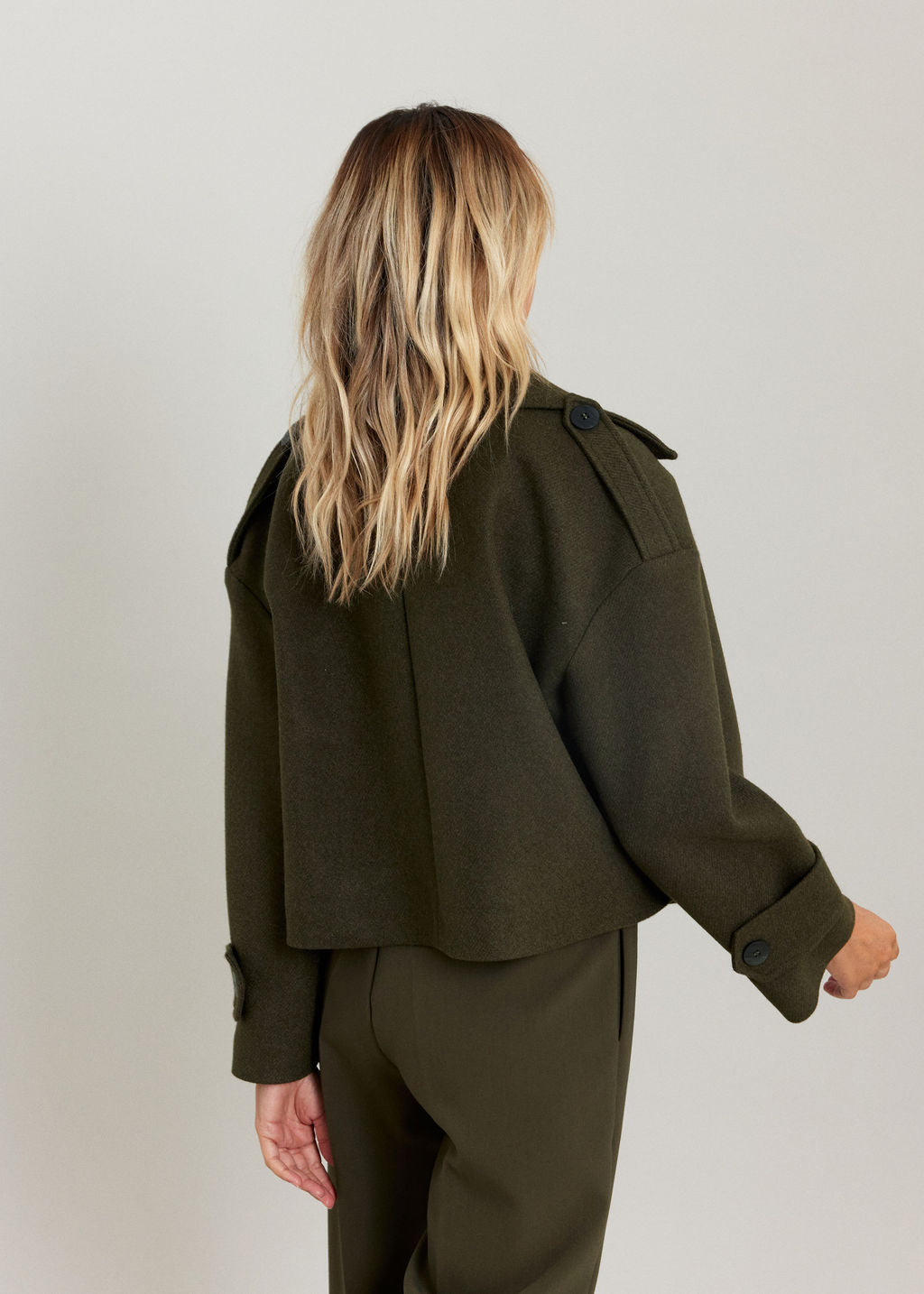 VESTE COURTE ESPRIT CABAN STELLA BRONZE