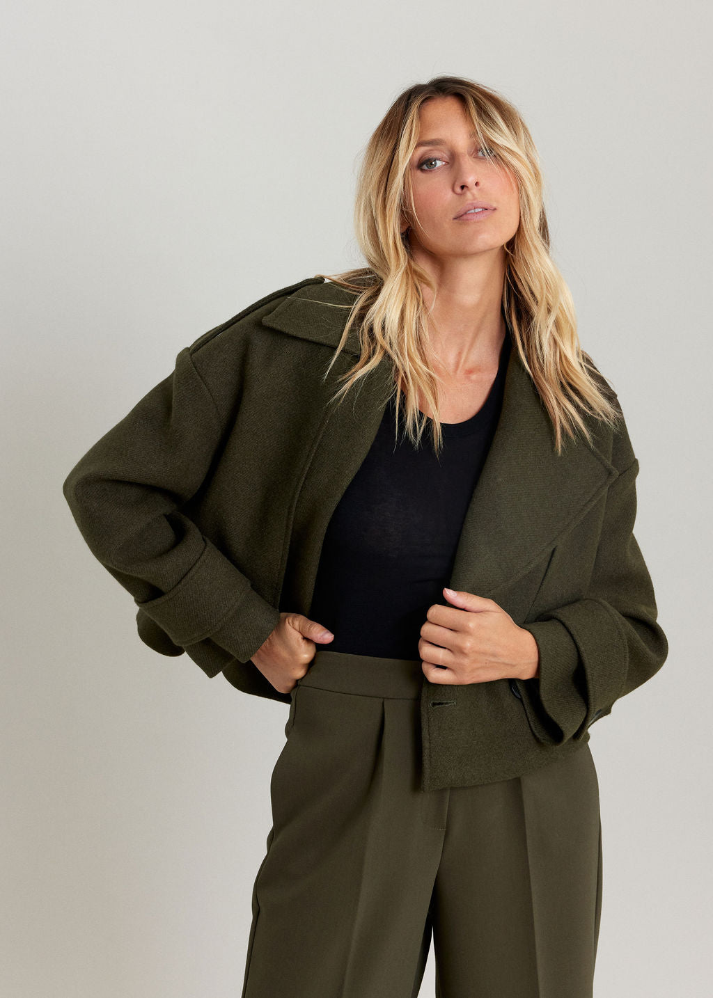 VESTE COURTE ESPRIT CABAN STELLA BRONZE