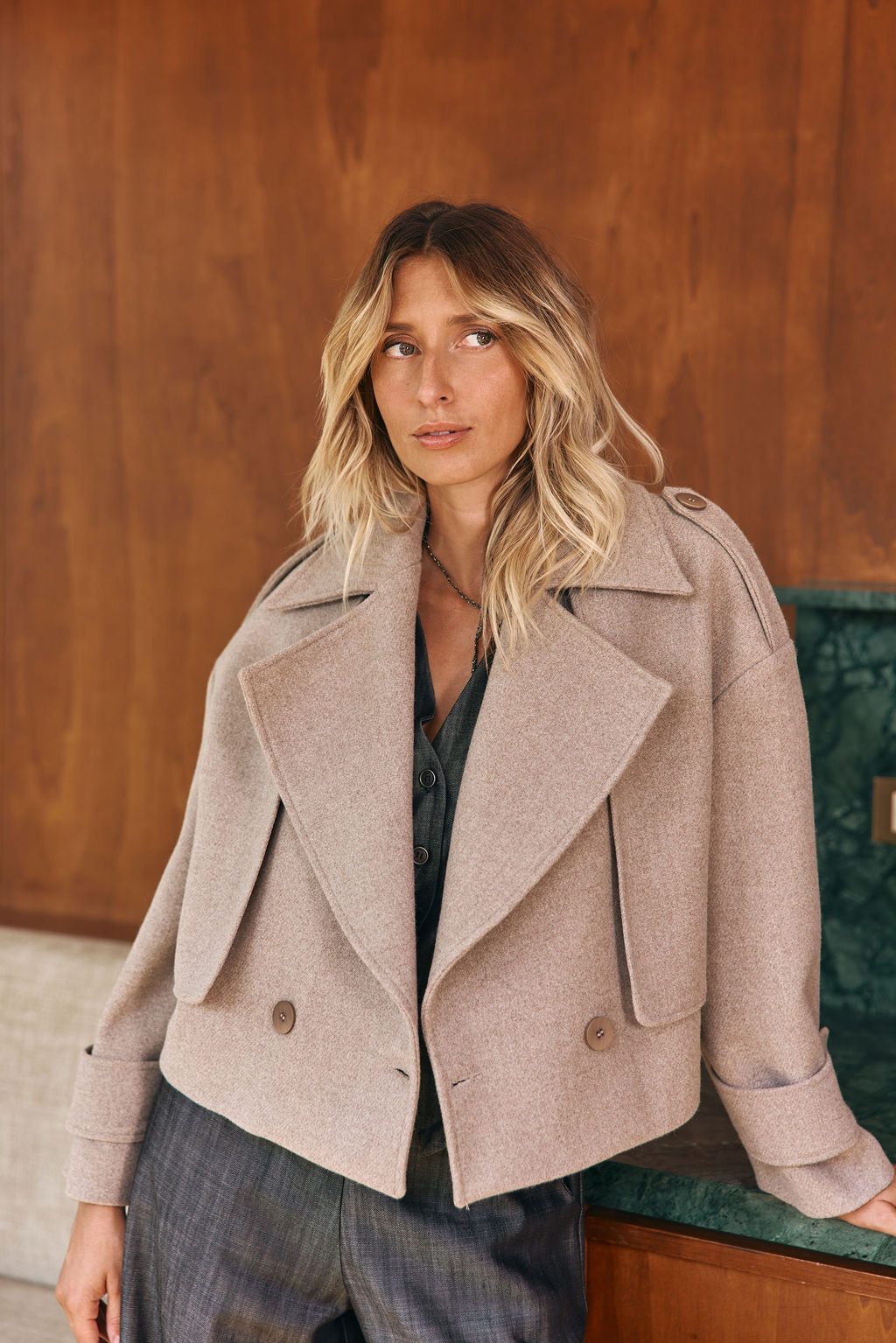 VESTE COURTE ESPRIT CABAN STELLA FICELLE