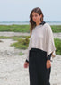 KADI TWO-TONE PONCHO